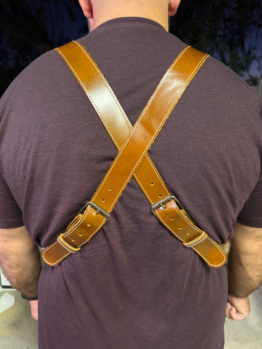 Cognac Leather Apron