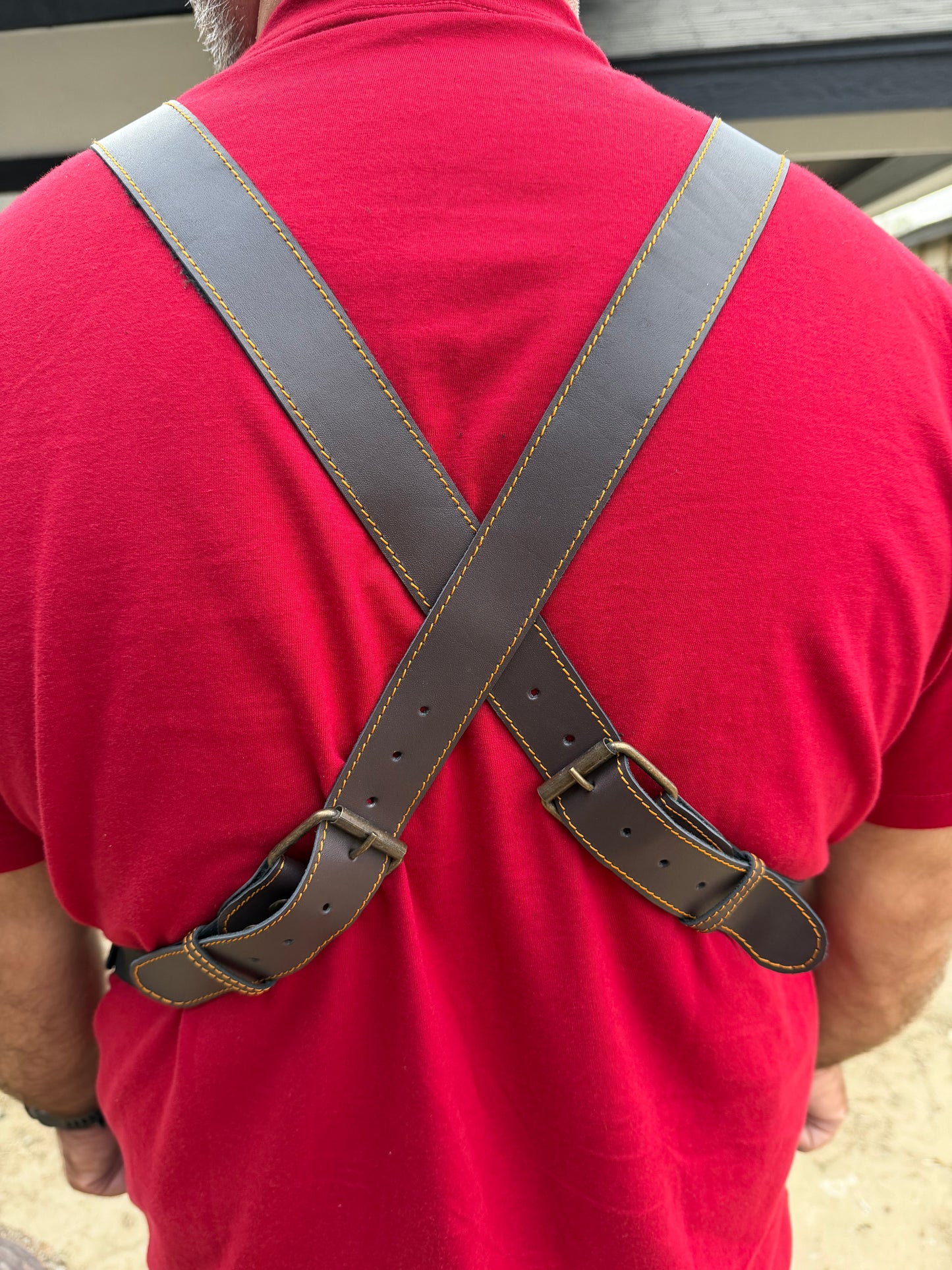 Brown  Leather Apron