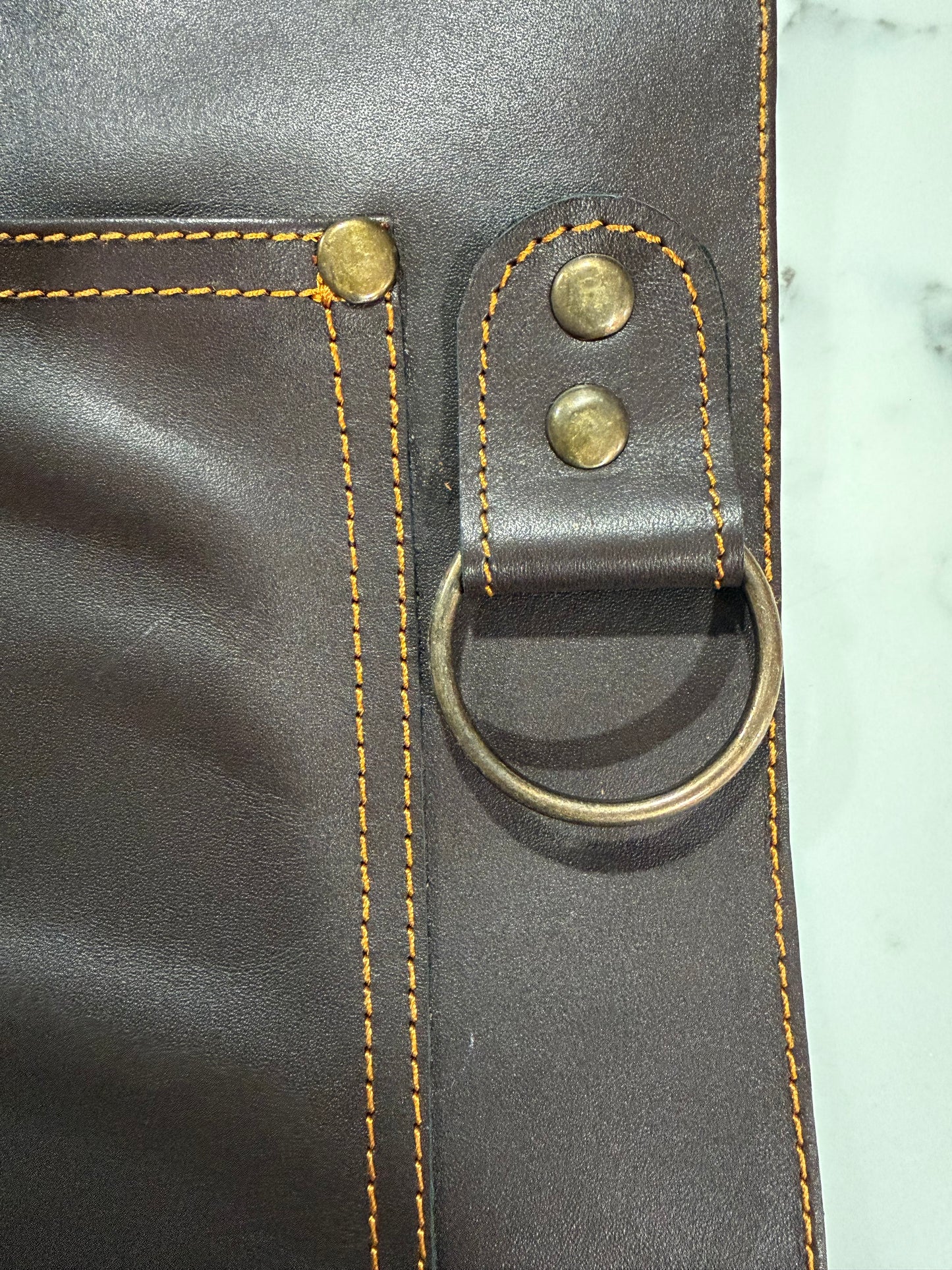 Brown  Leather Apron