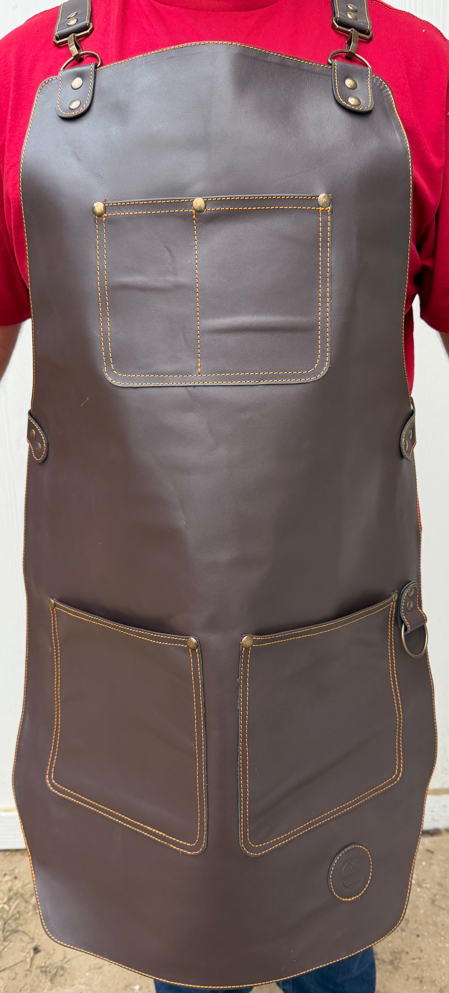 Brown  Leather Apron
